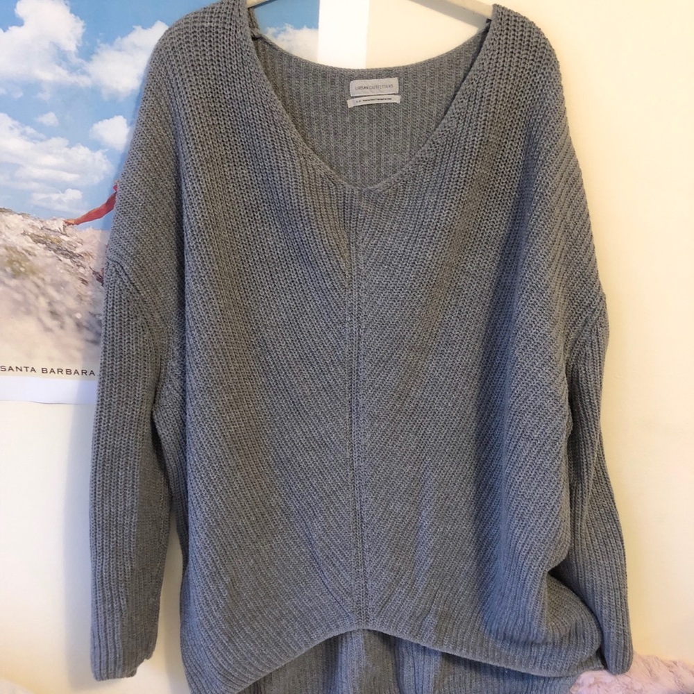 Urban Outfitters oversized gray sweater